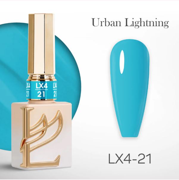 LAVIS LX4 - 21 - Gel Polish 0.5 oz - Urban Lightning Collection - Universal Nail Supplies