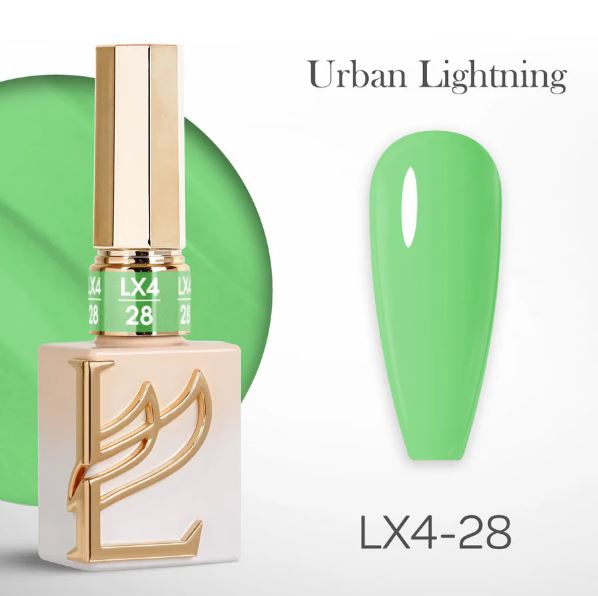 LAVIS LX4 - 28 - Gel Polish 0.5 oz - Urban Lightning Collection - Universal Nail Supplies