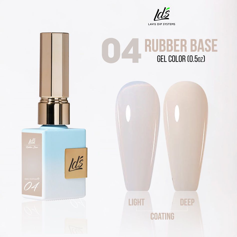 LDS Rubber Base Gel Polish 15ml - RB-04 - Universal Nail Supplies