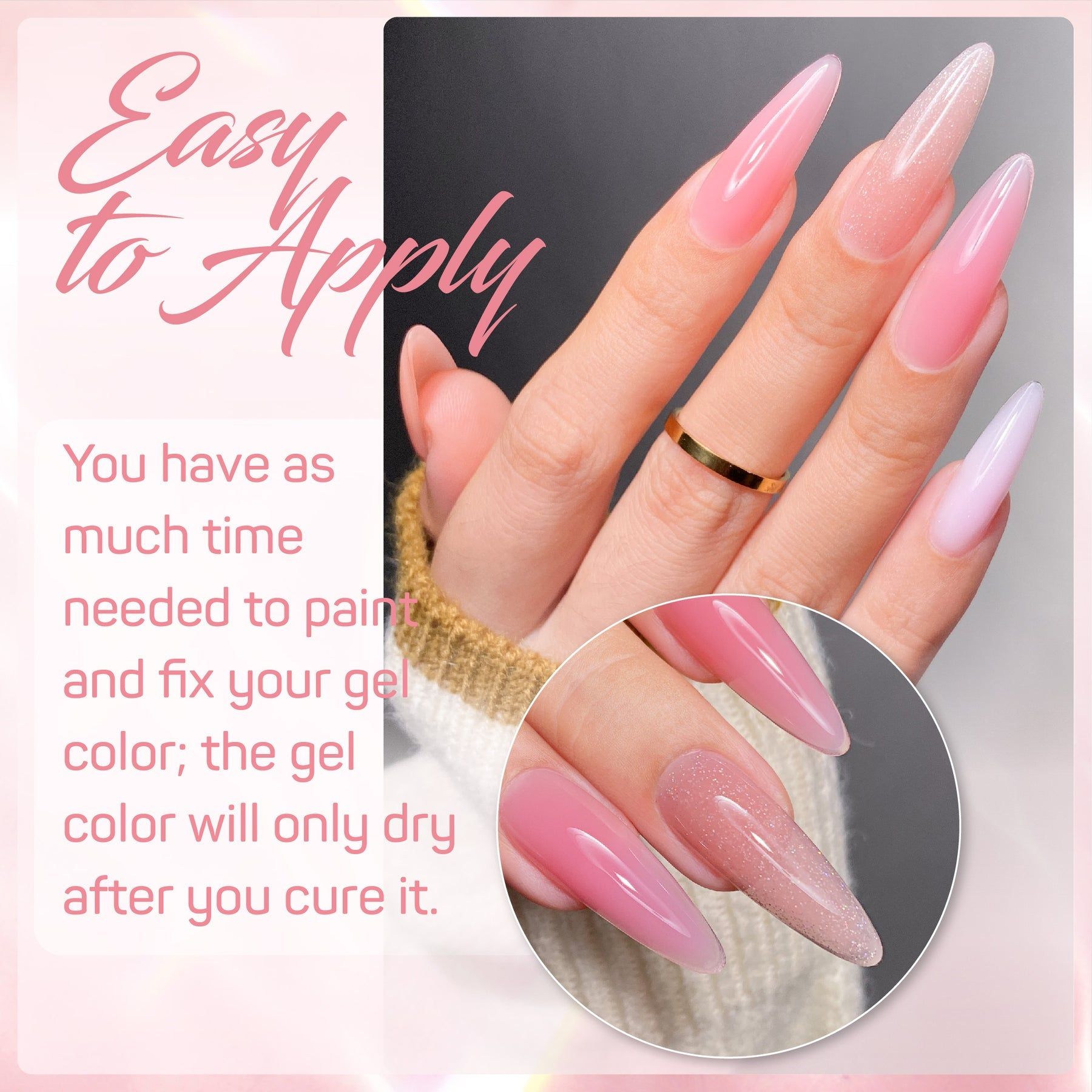 LDS Rubber Base Gel Polish 15ml - RB-07 - Universal Nail Supplies