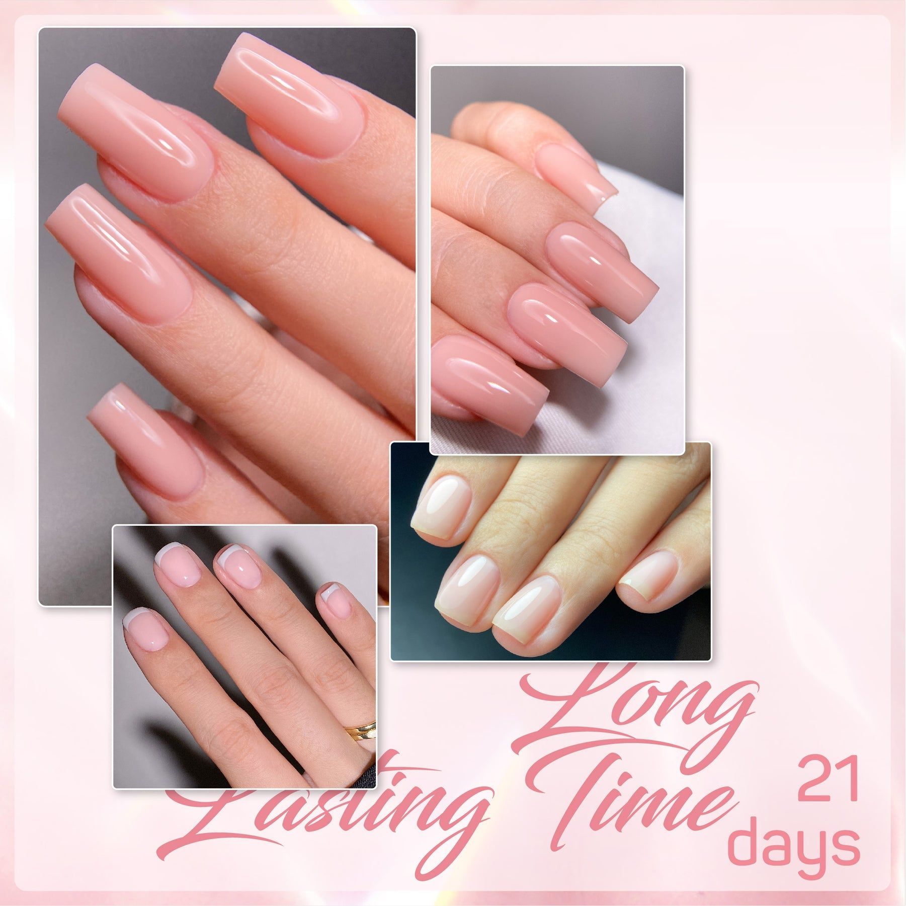 LDS Rubber Base Gel Polish 15ml - RB-08 - Universal Nail Supplies