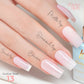 LDS Rubber Base Gel Polish RB-13 in 15ml bottle, showing the clear, smooth rubber base gel for nails.