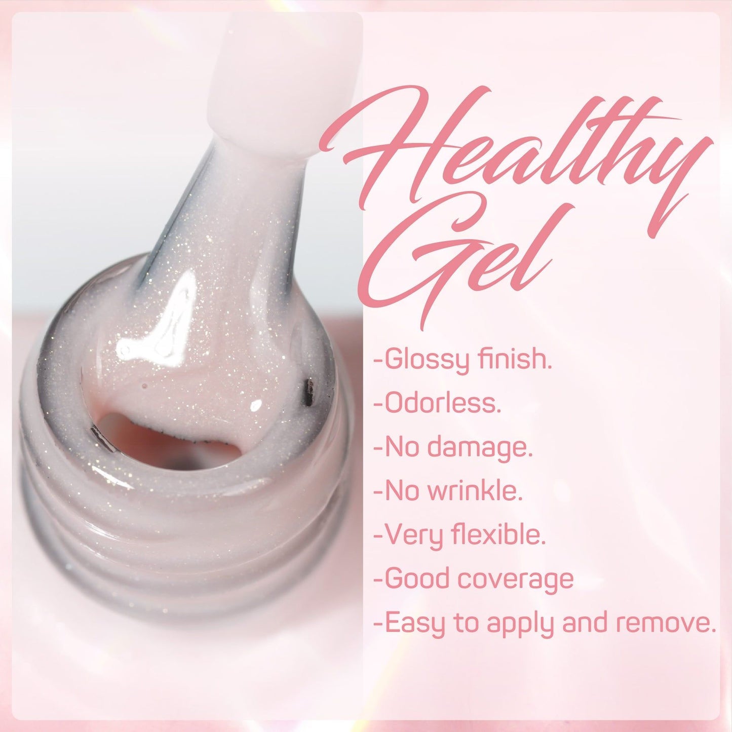 LDS Rubber Base Gel Polish 15ml - RB-19 - Universal Nail Supplies