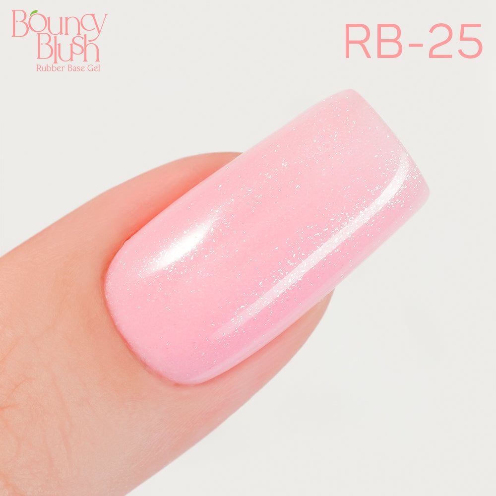 LDS Rubber Base Gel Polish 15ml bottle, LDS Rubber Base brand, shown with clear label and applicator brush.