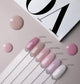 Luxio Naked Soak Off Base Gel in 15ml bottle, TPO-free, natural tinted gel polish for professional manicures.