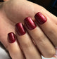 Luxio Soak-Off Gel Polish Allure with shimmer, 15ml, showcasing a glossy, shimmering nail polish in a clear bottle.