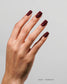 Luxio Soak-Off Gel Polish Bordeaux in 15ml bottle, TPO-free, showcasing a deep, rich burgundy nail polish color.