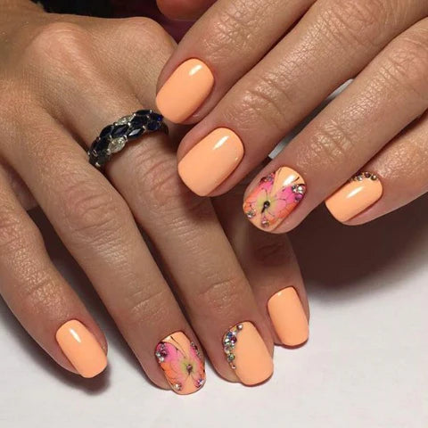 Luxio Crush soak-off gel polish in 15ml bottle, vibrant pink shade, with a smooth gel texture and professional nail polish application