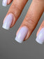Luxio Cumulus soak-off gel polish on a hand model, showcasing a smooth, glossy finish in a 15ml bottle.