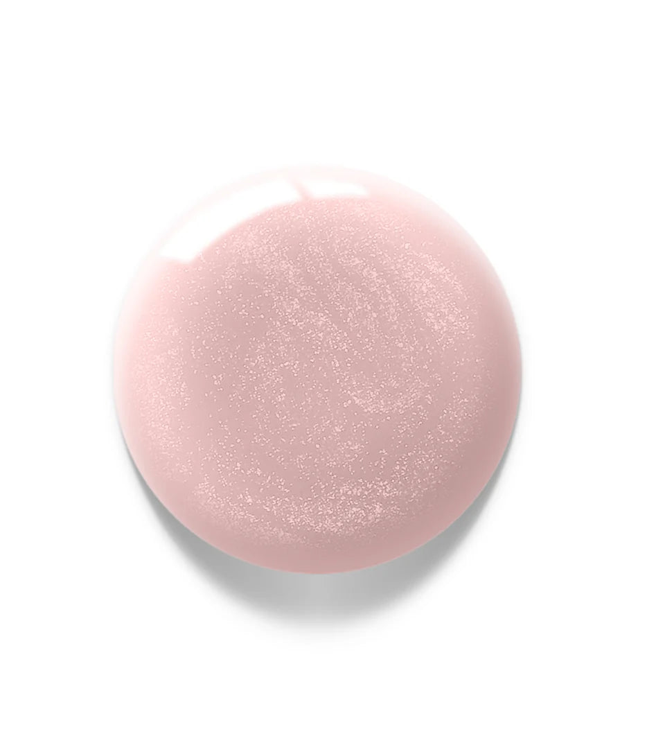 Luxio Soak-Off Gel Polish in Curiosity shimmer, 15ml bottle with glossy, shimmering gel showcasing a vibrant nail color.