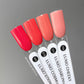 Luxio Luxio Soak-Off Gel Polish Darling 15ml bottle with vibrant pink nail polish and clear branding, close-up view