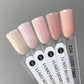 Luxio Soak-Off Gel Polish Demure sheer 15ml bottle, with a clear, glossy finish and elegant packaging.