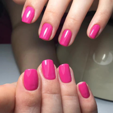 Luxio Soak-Off Gel Polish in Devine 15ml bottle, showcasing the vibrant gel polish color with a sleek container design.