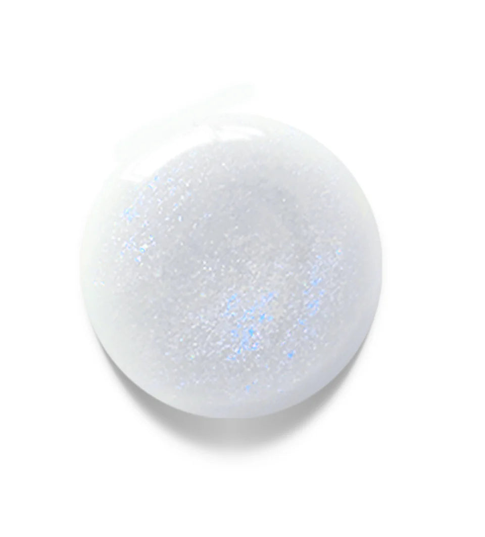 Luxio Soak-Off Gel Polish Effects Blue Shadow in 15ml bottle, showing vibrant blue gel with shimmering effect