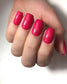 Luxio Soak-Off Gel Polish Entrancing 15ml bottle, vibrant purple color, with a black cap and clear label showing product details.