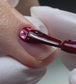 Luxio gel polish bottle, 15ml, TPO-free soak-off gel polish, with a sleek design and bright pink cap.