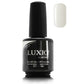 Luxio Soak-Off Gel Polish Finesse 15ml bottle with a black cap and clear label, displayed against a neutral background.