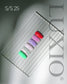 Luxio Soak-Off Gel Polish in Freesia tint, 15ml bottle with colorful gel polish swatches on a white background.