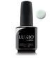 Luxio Soak-Off Gel Polish in Gentle shimmer, 15ml, with a smooth gel texture and subtle shimmer finish in a clear bottle.