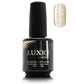 Luxio Gel Polish Gold Glitter 15ml bottle with shimmering gold glitter for luxurious nail designs and professional salon quality