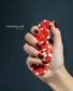 Luxio Soak-Off Gel Polish Highroller 15ml bottle with vibrant purple gel inside, showcased in a clear glass bottle.