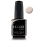 Luxio Hush soak-off gel polish in 15ml bottle, showcasing the soft muted pink shade with the Luxio brand label.