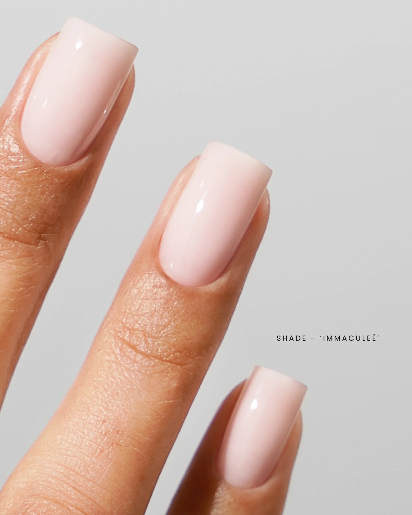 Luxio Soak-Off Gel Polish Immaculeé in 15ml bottle, showing the sleek packaging and vibrant gel polish color.