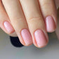 Luxio Soak-Off Gel Polish Innocent, sheer 15ml bottle with clear, glossy finish and brand label on a white background