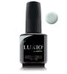Luxio Soak-Off Gel Polish in Jaded, semi-sheer 15ml bottle, showcasing the soft, muted green gel polish for nails.