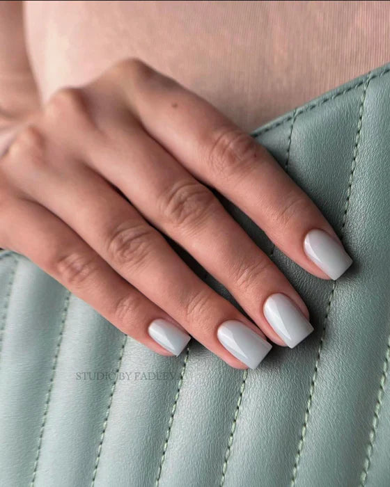 Luxio Soak-Off Gel Polish Jaded in 15ml bottle, semi-sheer jade green color with smooth gel texture, displayed on a neutral background.