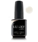 Luxio Luxio Soak-Off Gel Polish in Linen color, 15ml bottle, featuring a smooth, pastel nail polish application