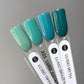 Luxio Soak-Off Gel Polish Myth 15ml bottle, close-up of the Luxio gel polish with a sleek black cap and colorful label.