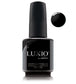 Luxio Soak-Off Gel Polish in Noir, 15ml, featuring a sleek black shade with smooth gel texture and professional application.