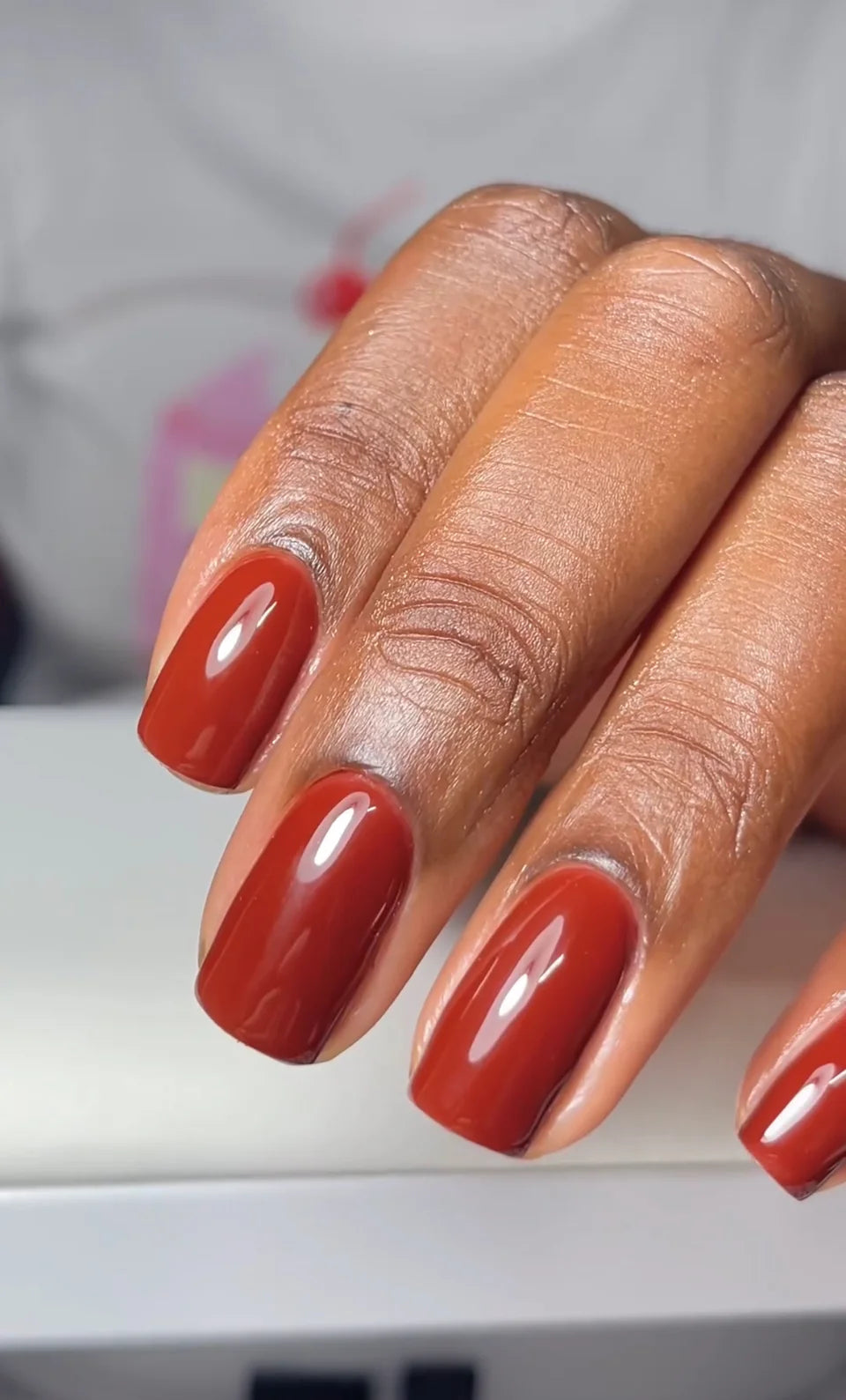 Luxio Soak-Off Gel Polish Roulette 15ml bottle showing colorful gel polish in a sleek container with a black cap.