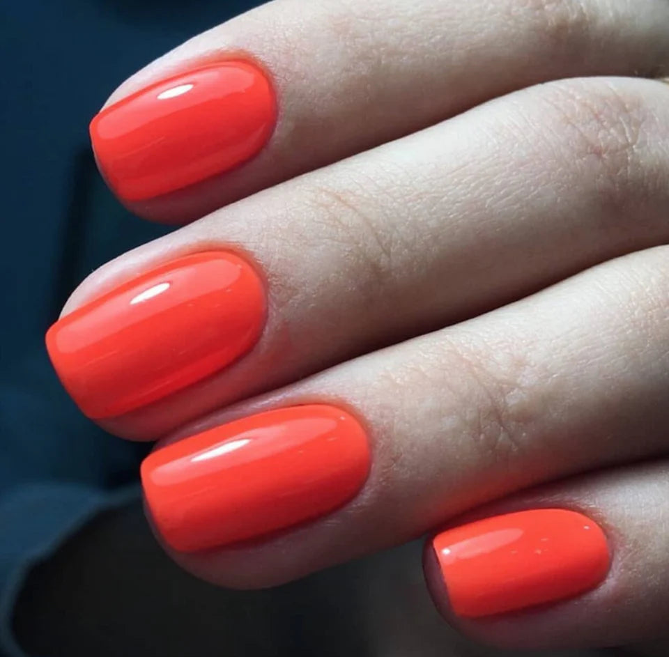 Luxio Soak-Off Gel Polish in Scoundrel Bright shade, 15ml, featuring vibrant gel nail color and smooth application.