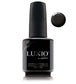 Luxio Soak-Off Gel Polish in Storm shimmer shade, 15ml bottle, showcasing the shimmering purple gel with glossy finish.