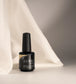 Luxio Soak-Off Gel Polish Sunny 15ml bottle showing the closed dark blue and yellow packaging for luxurious nail color.