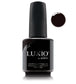 Luxio Gel Polish in Suspicion, dark brown soak-off gel nail polish, 15ml bottle with TPO-free formula