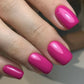 Luxio soak-off gel polish in vibrant color, 15ml, with a sleek bottle design and professional nail care branding.