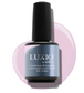Luxio UV/LED soak off tinted build gel in 15ml bottle, used for durable, colored nail enhancements with a smooth consistency.