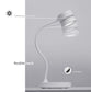 Manipro Glo Duet Portable LED/UV Curing Table Lamp (White) - Universal Nail Supplies