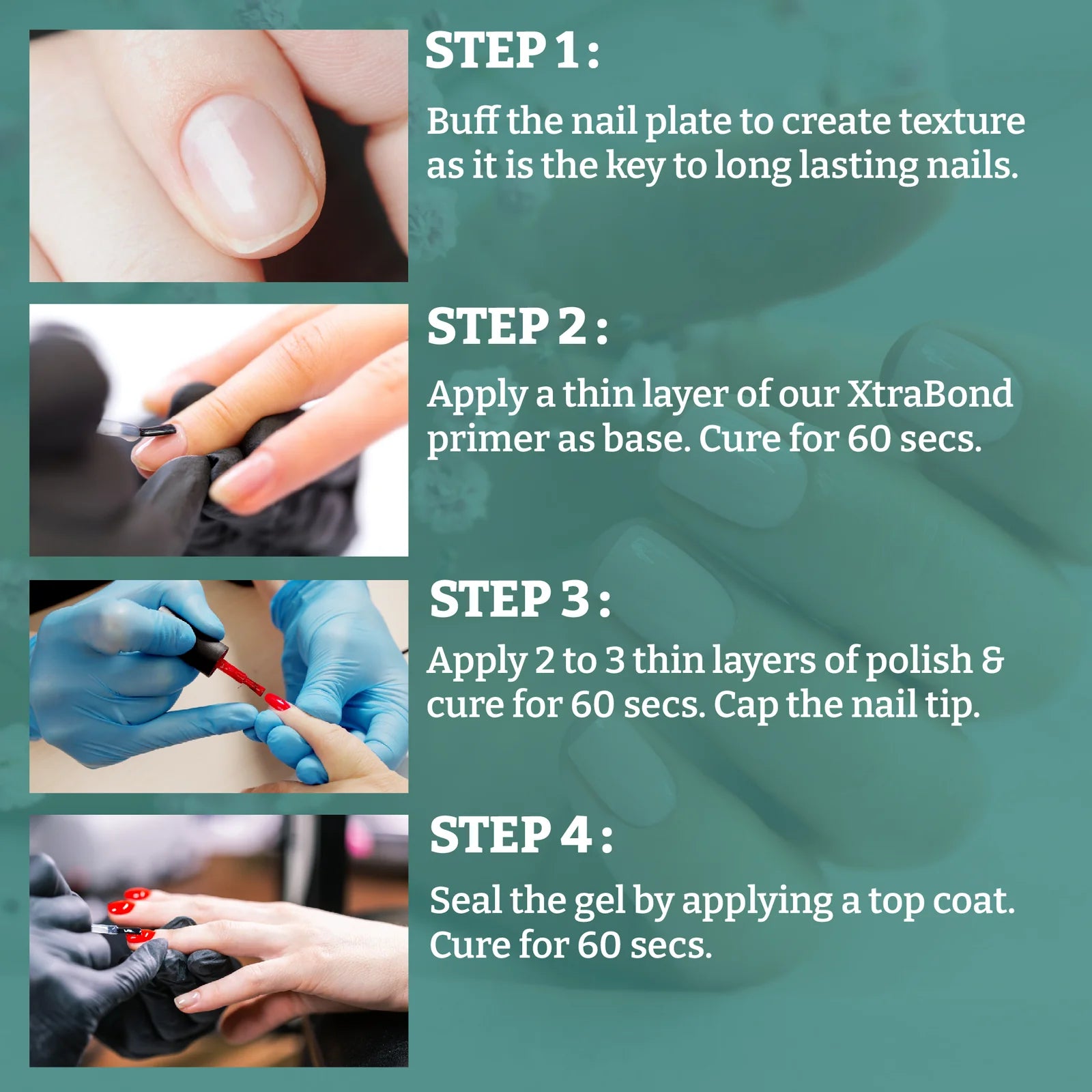 Seche Mia Secret XtraBond acid-free nail primer 0.5 oz bottle for enhancing nail adhesion, shown in the image.