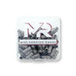 MR Mini Sanding Bands 100ct - Zebra - Universal Nail Supplies