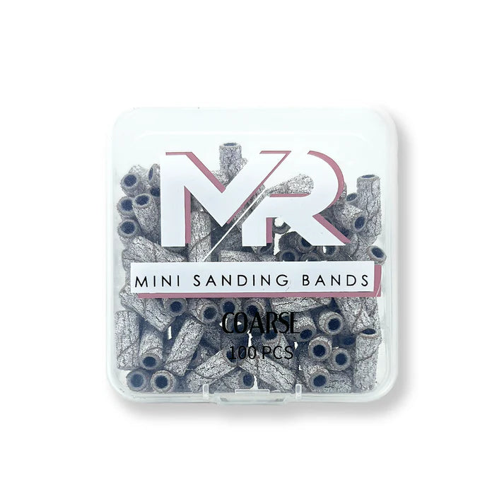 MR Mini Sanding Bands 100ct - Zebra - Universal Nail Supplies