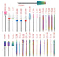 Nail Drill Bits Kit Combined Milling Cutters Set Removing Gel Polishing Carbide 30Pcs - Universal Nail Supplies