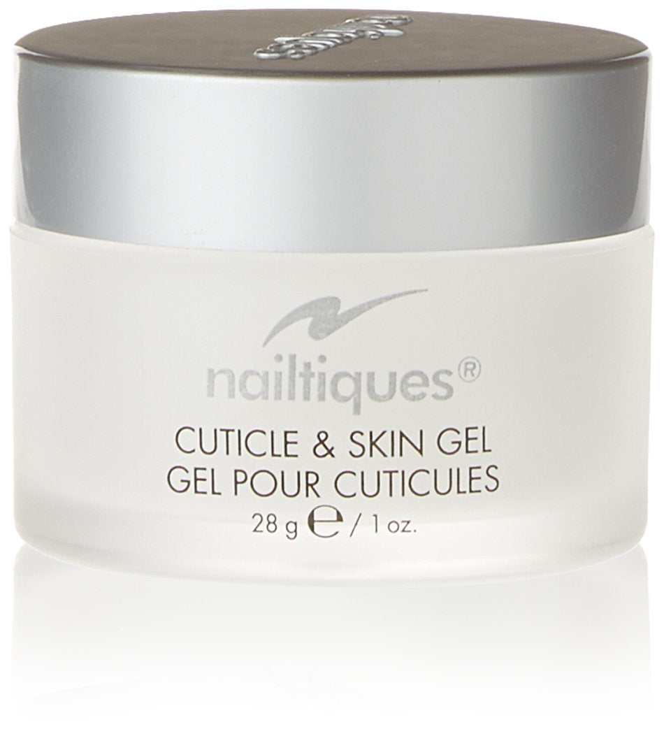 Nailtiques Cuticle and Skin Gel in a 1-ounce tube, designed to moisturize and soothe cuticles and skin around nails.
