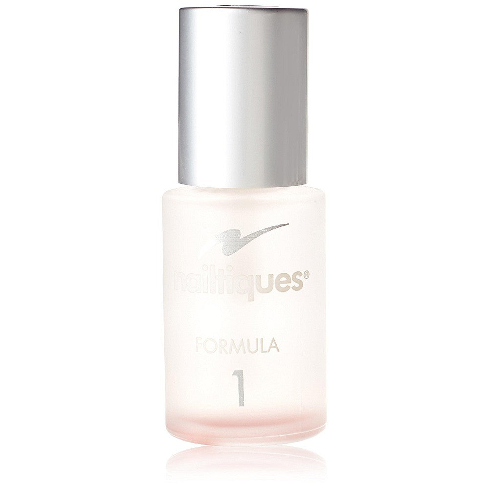 Nailtiques Formula 1 Nail Protein bottle with white label and black cap, 0.5 oz (15 mL), designed to strengthen natural nails