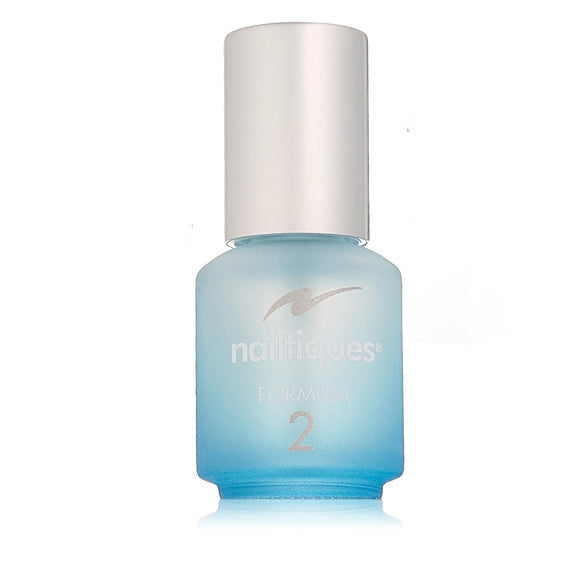 Nailtiques Formula 2 Nail Protein nail polish bottle, 1/4 oz, with a clear label and silver cap visible in the image.