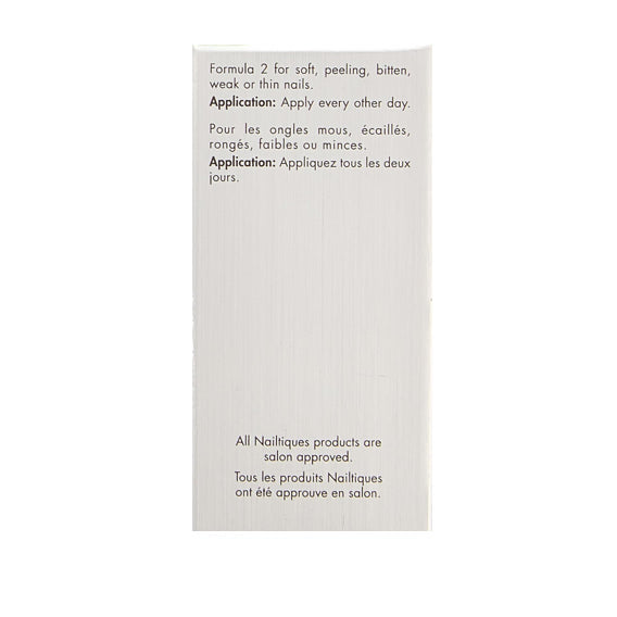 Nailtiques Formula 2 Nail Protein nail polish bottle in 1/4 oz (7 mL) with clear label, designed for nail strengthening and care.