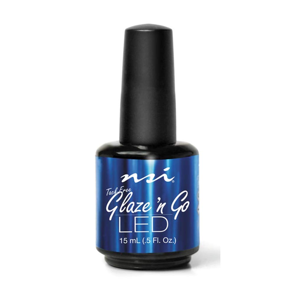 NSI Glaze N Go UV Gel Sealant by Universal Nail Supplies, 1/2 oz, showing the gel sealant container for base and top coating.